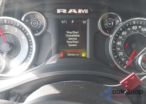 2021 Ram 1500 Lone Star 4X4 5'7 Box z USA, uszkodzony, nr VIN 1C6SRFFTXMN744336